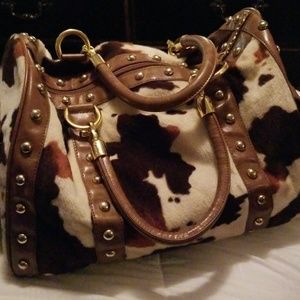 Cow print Handbag